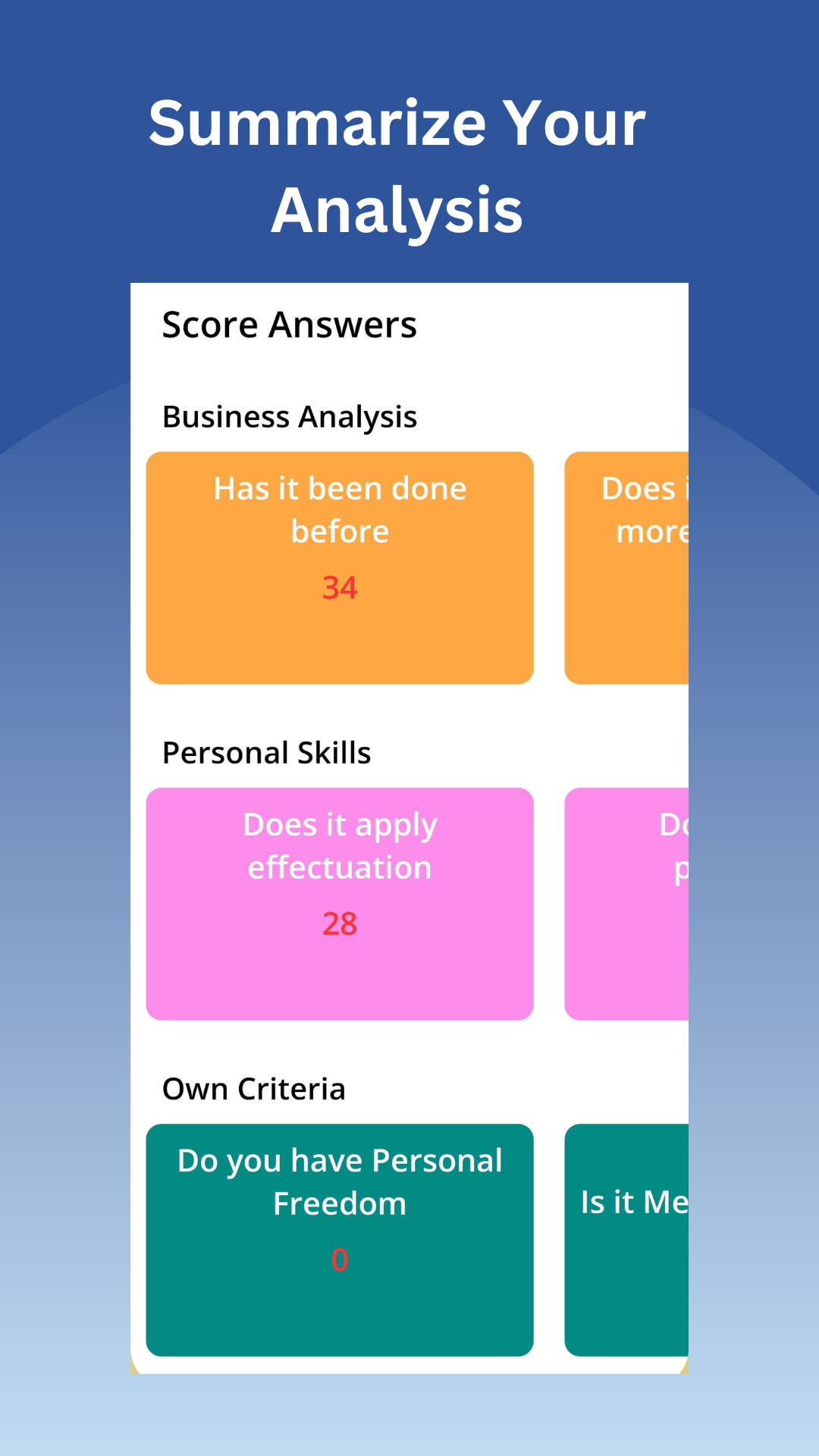 Detailed Business Analysis